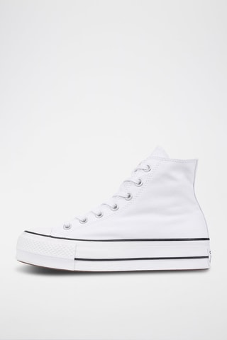 Hoge Platform Sneakers HI All Star Lift - Wit