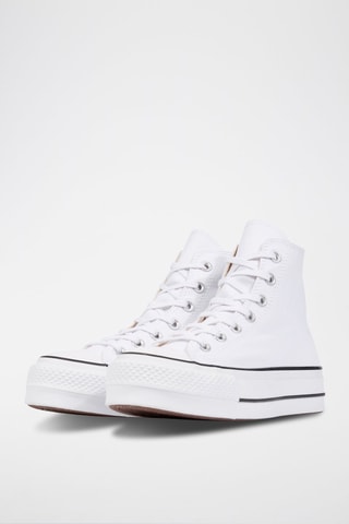 Hoge Platform Sneakers HI All Star Lift - Wit