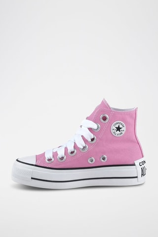 Hoge Platform Sneakers Hi All Star Lift - Roze