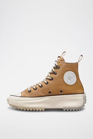 Hoge Platform Sneakers Run Star Hike HI - Beige
