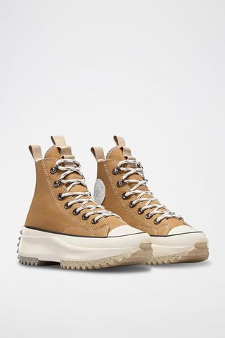 Hoge Platform Sneakers Run Star Hike HI - Beige