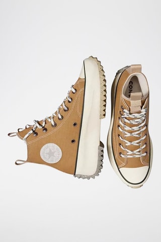 Hoge Platform Sneakers Run Star Hike HI - Beige