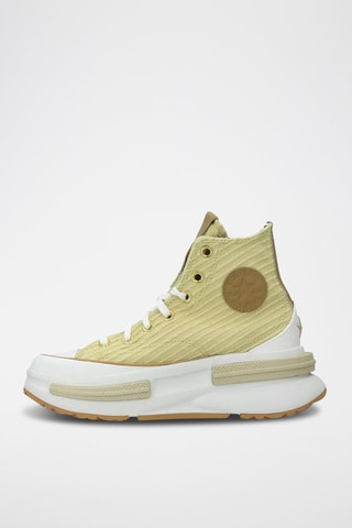 Hoge Platform Sneakers Run Star Legacy CX - Beige en Wit