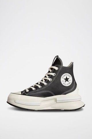 Hoge Leren Platform Sneakers Run Star Legacy Cx - Zwart