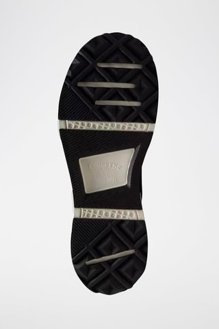 Hoge Leren Platform Sneakers Run Star Legacy Cx - Zwart