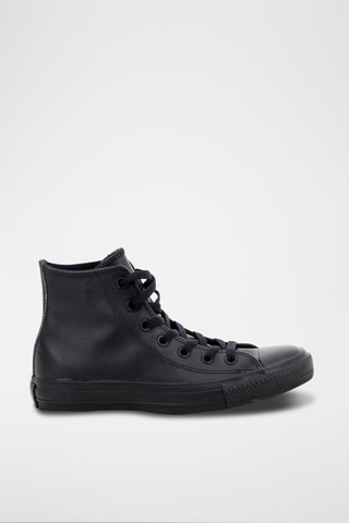 Hoge Leren Sneakers Ctas HI Zwart