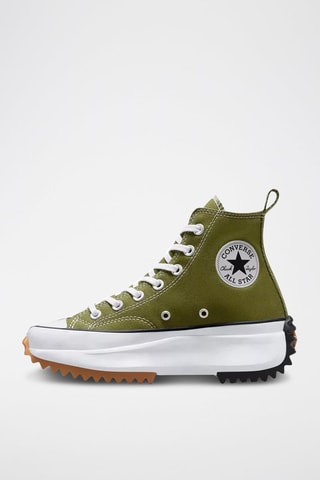 Hoge Platform Sneakers Run Star Hike - Groen