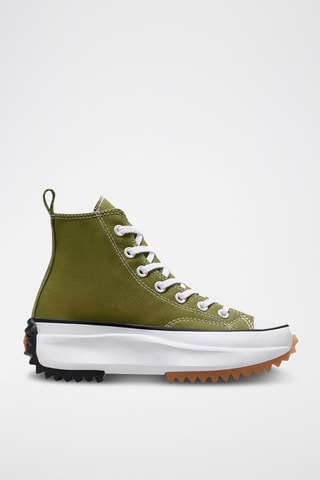 Hoge Platform Sneakers Run Star Hike - Groen