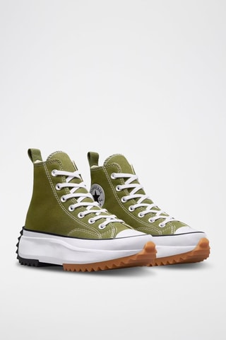 Hoge Platform Sneakers Run Star Hike - Groen