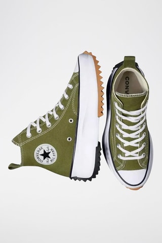 Hoge Platform Sneakers Run Star Hike - Groen