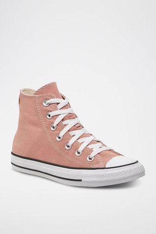 Hoge Sneakers Canvas Hi - Zalmkleurig