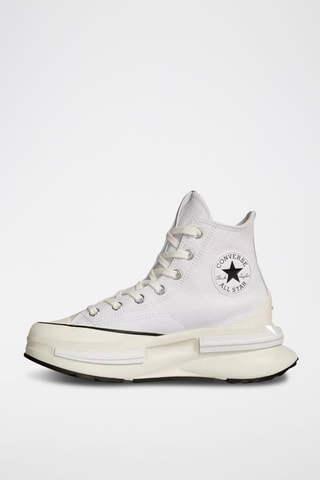 Hoge Leren Platform Sneakers Run Star Legacy Cx - Wit