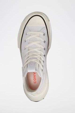 Hoge Leren Platform Sneakers Run Star Legacy Cx - Wit