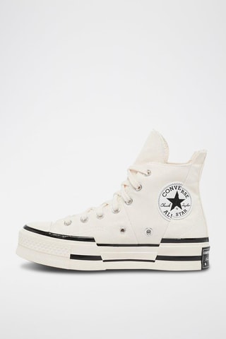 Hoge Wedge Sneakers Chuck 70 Plus Canvas - Wit