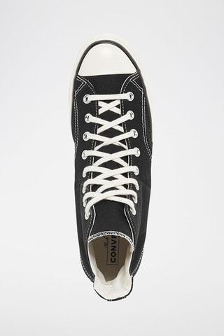 Hoge Wedge Sneakers Chuck 70 Plus Canvas - Zwart