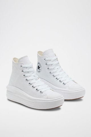 Hoge Platform Sneakers All Star Move - Wit