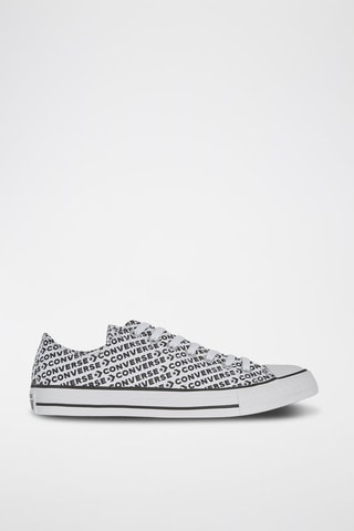 Sneakers Canvas OX Wit en Zwart