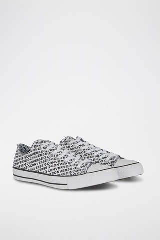 Sneakers Canvas OX Wit en Zwart