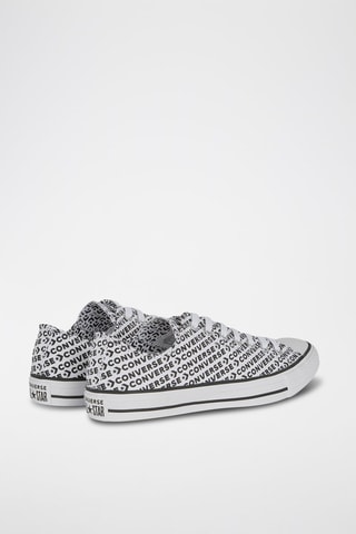 Sneakers Canvas OX Wit en Zwart