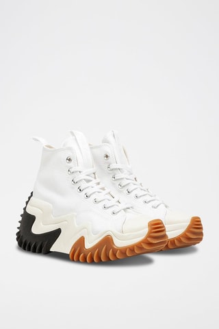 Hoge Platform Sneakers Run Star Motion HI - Wit