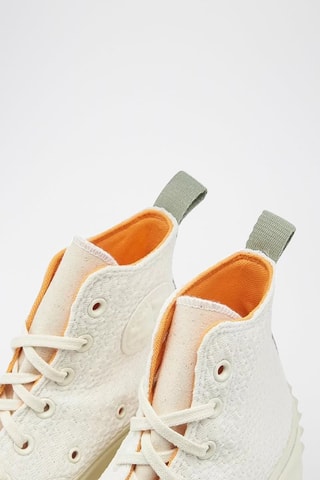 Platform Sneakers Run Star Hike HI - Wit