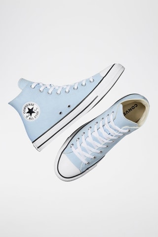 Leren hoge sneakers All Star canvas Hi- Lichtblauw