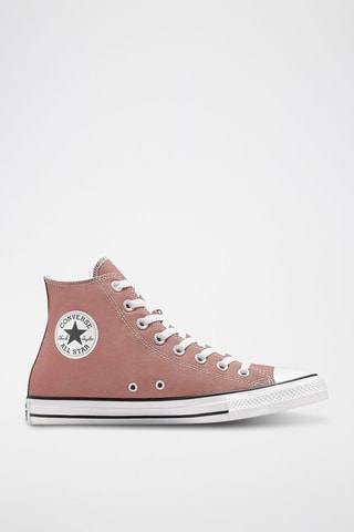 Leren hoge sneakers All Star canvas - Oudroze