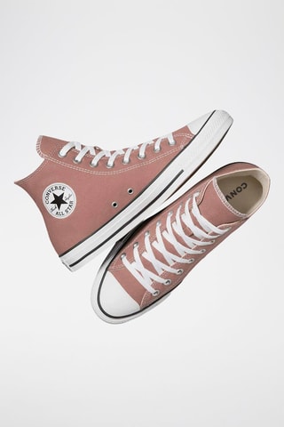 Leren hoge sneakers All Star canvas - Oudroze