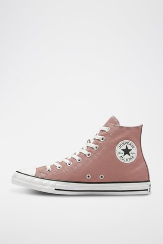 Leren hoge sneakers All Star canvas - Oudroze