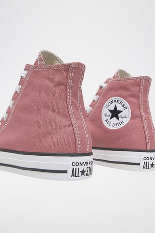 Leren hoge sneakers All Star canvas - Oudroze