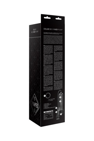 Alargador para el pene Pumped - Negro - 21 cm