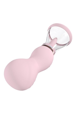 Bomba para vulva y pezones recargable Sensual - Rosa - 3 productos