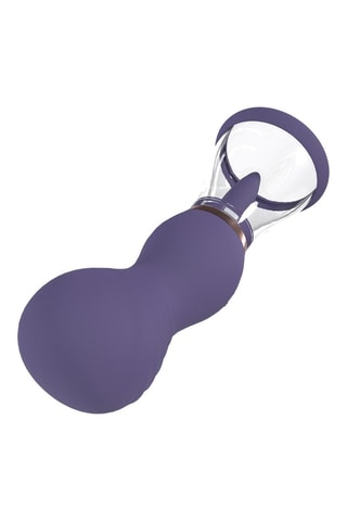 Bomba para vulva y pezones recargable Sensual - Violeta - 3 productos