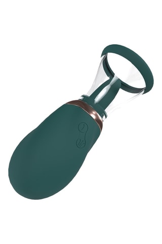 Bomba para vulva y pezones recargable Sensual - Verde - 3 productos