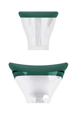 Bomba para vulva y pezones recargable Sensual - Verde - 3 productos