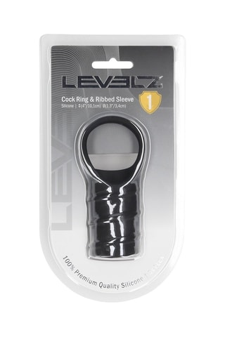 Anillo para el pene - Negro - 3,4 cm