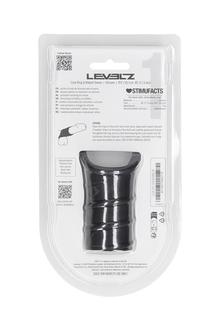Anillo para el pene - Negro - 3,4 cm