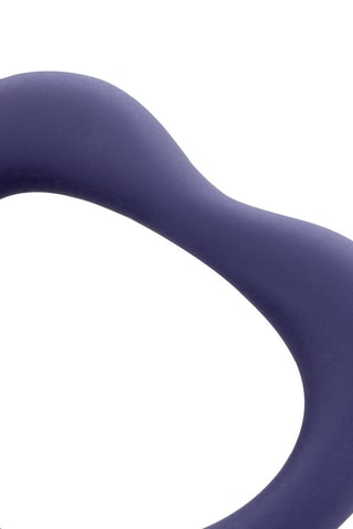 Estuche de 2 anillos para el pene corazón - Violeta