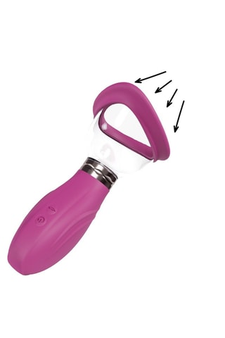 Bomba para vulva y pezones delightful Shots recargable - Rosa - 4 productos
