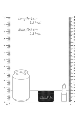 Vela de masaje - Feromona perfumada - 100 g