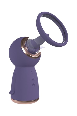 Kit ventosa y estimulador de pezones - Violeta