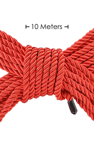 Cuerda de bondage - Rojo - 10 m