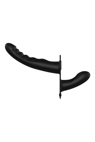 Cinturón con vibrador - Negro