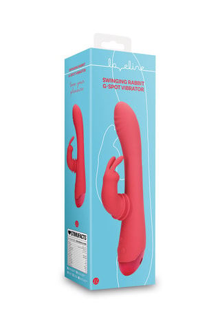 Vibrador Rabbit - Rojo - 11,5 cm