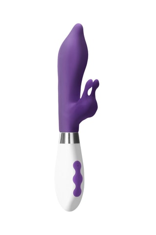 Vibrador y estimulador clitoriano Adonis - 
Violeta - 21,8 cm