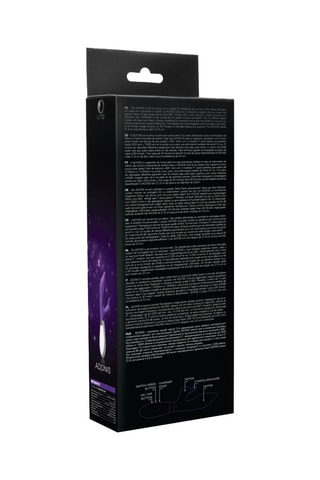 Vibrador y estimulador clitoriano Adonis - 
Violeta - 21,8 cm