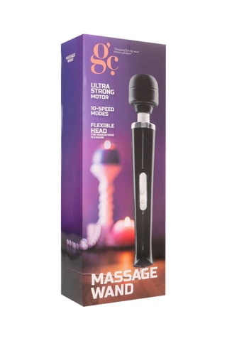 Vibrador Massage Wand - Negro - 32 cm