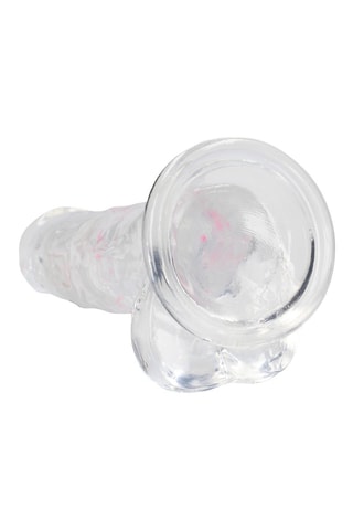 Vibrador RealRock - Transparente - 18 cm