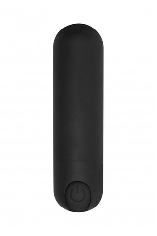 Vibrador recargable - 7,7 cm - Negro