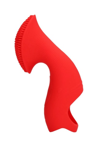 Vibrador con dedo texturizado Sunrise - 7 cm